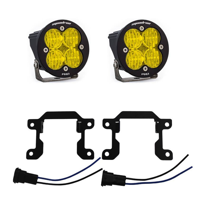 Load image into Gallery viewer, Baja Designs | 2019-2024 Dodge Ram 2500 / 3500 Big Horn Squadron Sport Amber Fog Pocket Light Kit