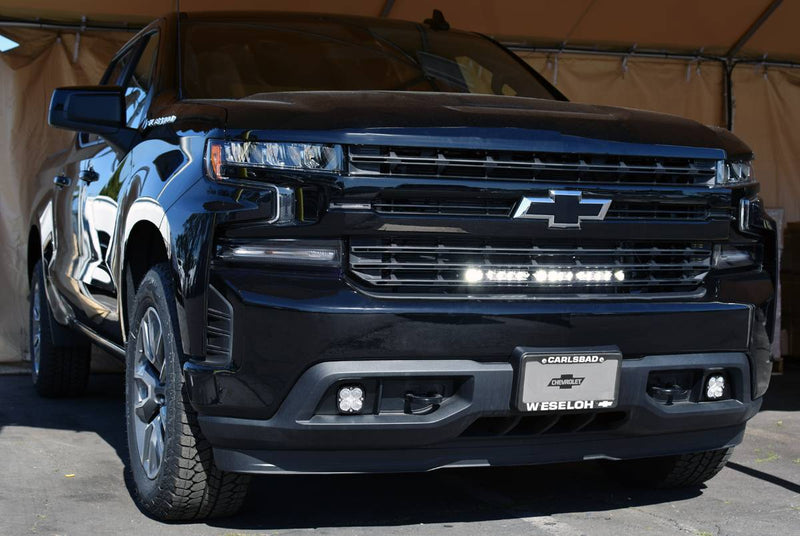 Load image into Gallery viewer, Baja Designs | 2019-2021 Chevrolet Silverado 1500 (Non-LTZ) S8 20 Inch Clear Grille Light Bar Kit