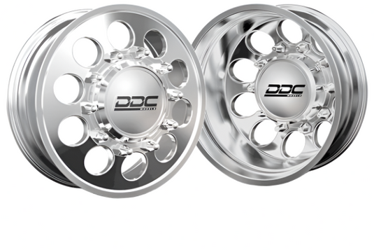 DDC Wheels | 2008-2023 Dodge Ram 4500 / 5500 The Hole 20x8.5 Polished Dually Wheel