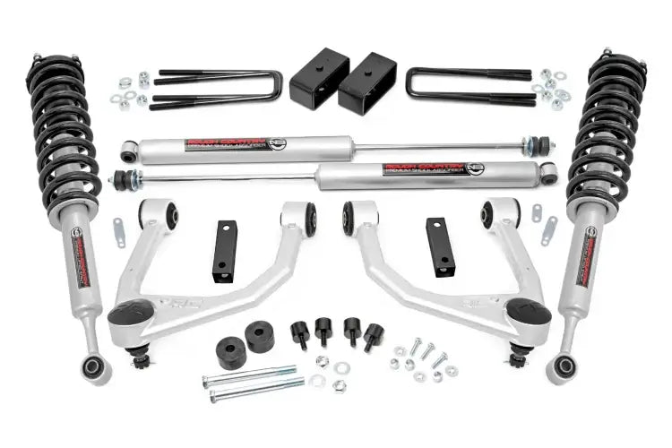 Load image into Gallery viewer, Rough Country | 2007-2021 Toyota Tundra 4WD 3.5 Inch Lift Kit - M1 Struts With M1 Rear Shocks