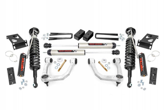 Rough Country | 2005-2023 Toyota Tacoma 4WD 3.5 Inch Lift Kit - Vertex Coilovers With V2 Shocks
