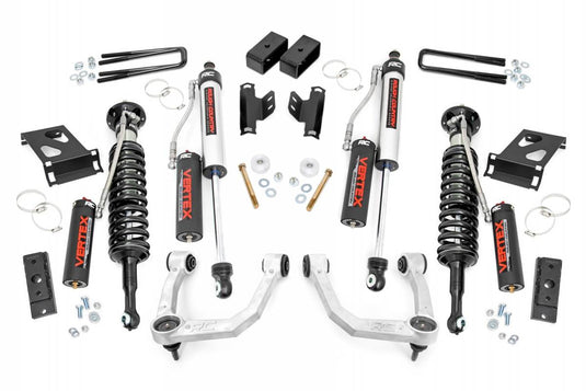 Rough Country | 2005-2023 Toyota Tacoma 4WD 3.5 Inch Lift Kit - Vertex Coilovers With V2 Shocks
