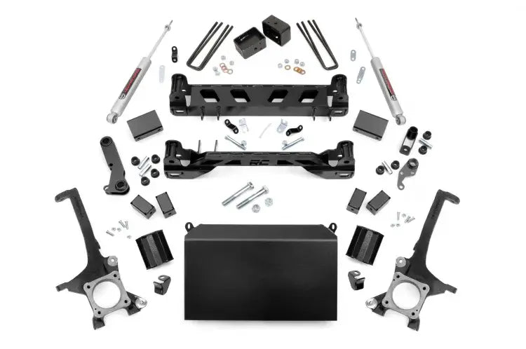 Load image into Gallery viewer, Rough Country | 2007-2015 Toyota Tundra 2WD / 4WD 4.5 Inch Lift Kit - Strut Spacers With N3 Rear Shocks