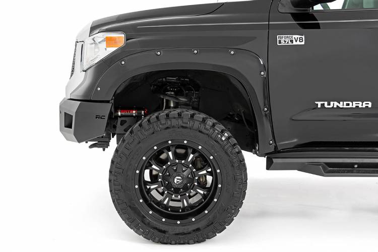 Load image into Gallery viewer, Rough Country | 2007-2015 Toyota Tundra 4WD 6 Inch Lift Kit - Vertex Adjustable Coilovers With V2 Rear Shocks
