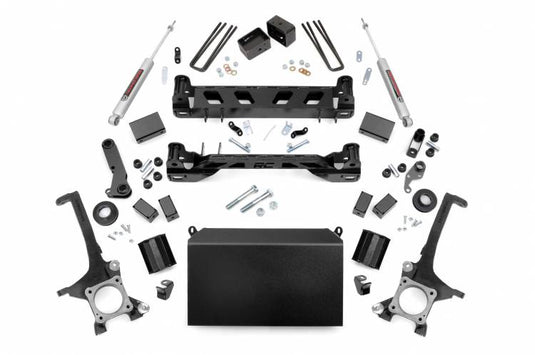 Rough Country | 2007-2015 Toyota Tundra 2WD / 4WD 6 Inch Lift Kit - Strut Spacers With N3 Rear Shocks