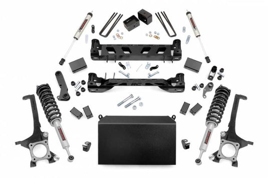 Rough Country | 2007-2015 Toyota Tundra 4WD 6 Inch Lift Kit - Lifted Struts With V2 Rear Shocks