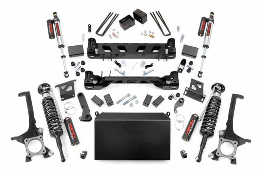 Rough Country | 2007-2015 Toyota Tundra 4WD 6 Inch Lift Kit - Vertex Adjustable Coilovers With Vertex Adjustable Rear Shocks