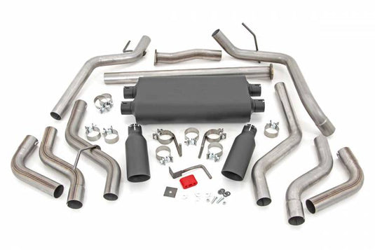 Rough Country | 2009-2021 Toyota Tundra 4.6L / 5.7L Stainless Cat-Back Exhaust