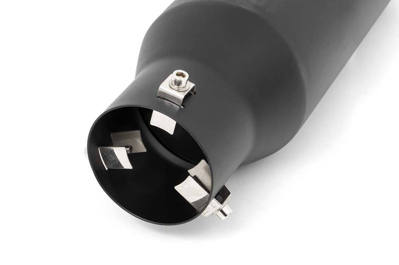 Load image into Gallery viewer, Rough Country | Black Exhaust Tip RC Logo 2.5 Inch To 3 Inch Pipe
