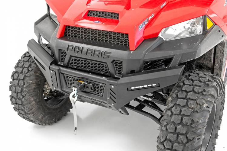 Load image into Gallery viewer, Rough Country | 2013-2021 Polaris Ranger 1000 Bumper Wings With 6 Inch Black Slimline LED Pair