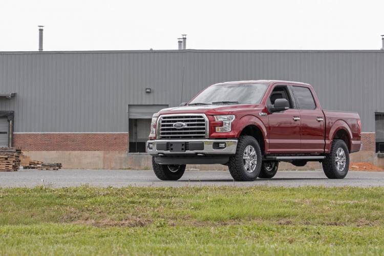 Load image into Gallery viewer, Rough Country | 2014-2024 Ford F150 4WD 2 Inch Leveling Kit Loaded Strut