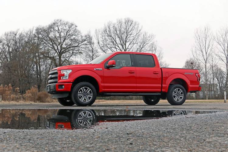Load image into Gallery viewer, Rough Country | 2014-2024 Ford F150 4WD 2 Inch Leveling Kit Loaded Strut