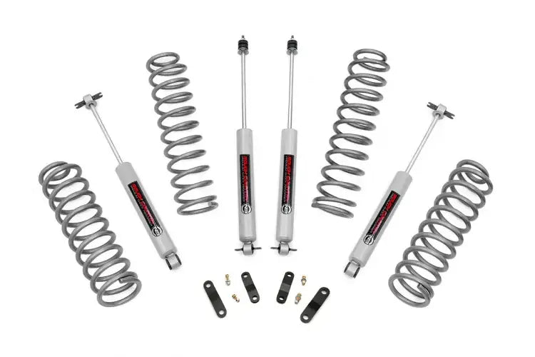 Load image into Gallery viewer, Rough Country | 2007-2018 Jeep Wrangler JK 2WD / 4WD 2.5 Inch Lift Kit With V2 Monotube Shocks | 67970