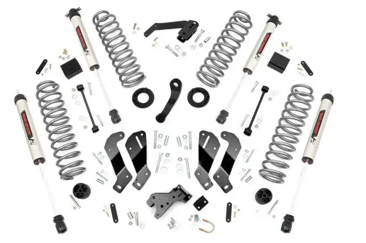 Load image into Gallery viewer, Rough Country | 2007-2018 Jeep Wrangler JK 4WD 3.5 Inch Lift Kit With V2 Monotube Shocks | 69370