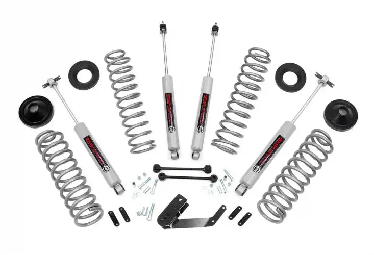 Load image into Gallery viewer, Rough Country | 2007-2018 Jeep Wrangler JK 2WD / 4WD 3.25 Inch Lift Kit With Premium N3 Shocks | PERF694