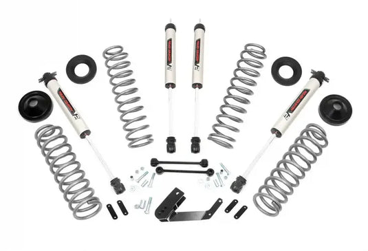 Rough Country | 2007-2018 Jeep Wrangler JK 2WD / 4WD 3.25 Inch Lift Kit With V2 Monotube Shocks | 66970