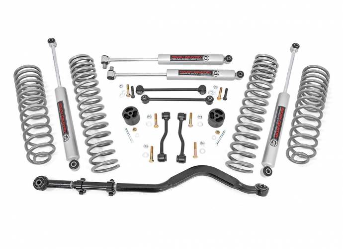 Rough Country | 2020-2024 Jeep Gladiator JT 4WD 3.5 Inch Lift Kit With M1 Monotube Shocks