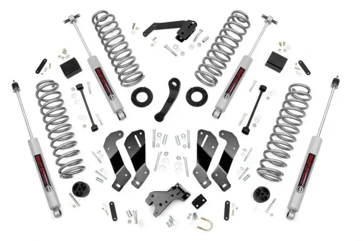 Load image into Gallery viewer, Rough Country | 2007-2018 Jeep Wrangler JK 2WD / 4WD 3.5 Inch Lift Kit With M1 Monotube Shocks
