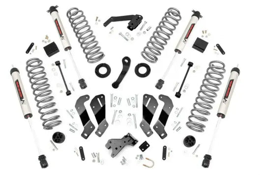 Rough Country | 2007-2018 Jeep Wrangler JK 2WD / 4WD 3.5 Inch Lift Kit With V2 Monotube Shocks