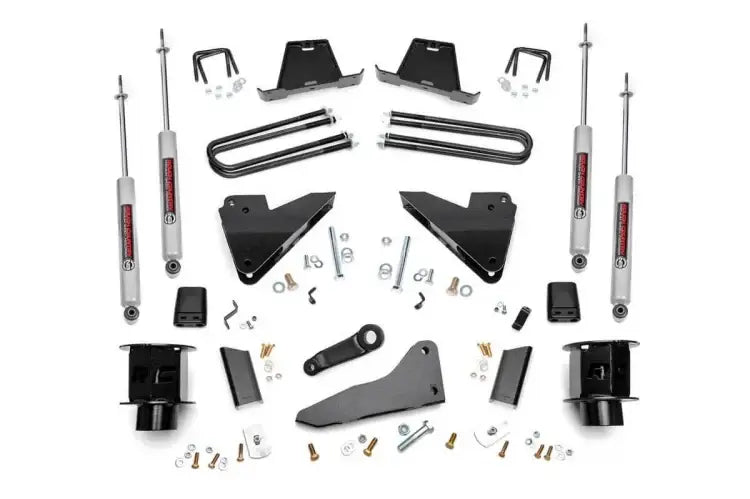 Load image into Gallery viewer, Rough Country | 2013-2015 Dodge Ram 3500 4WD SRW 5 Inch Radius Arm Drop Lift Kit | 35620