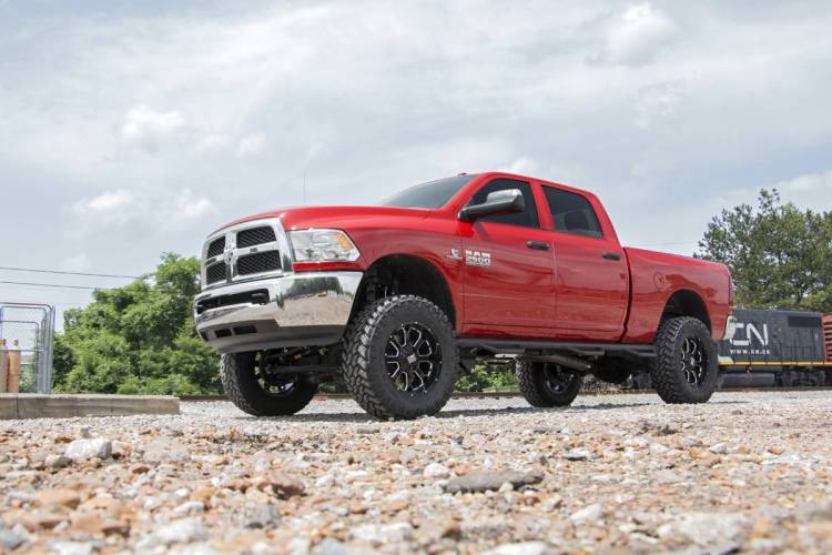 Load image into Gallery viewer, Rough Country | 2014-2018 Dodge Ram 2500 4WD 5 Inch Coil Spacer Radius Arm Drop Lift Kit | 35720