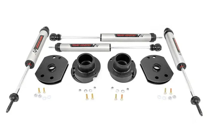Rough Country | 2014-2023 Dodge Ram 2500 4WD 2.5 Inch Spacer Lift Kit - V2 Shocks