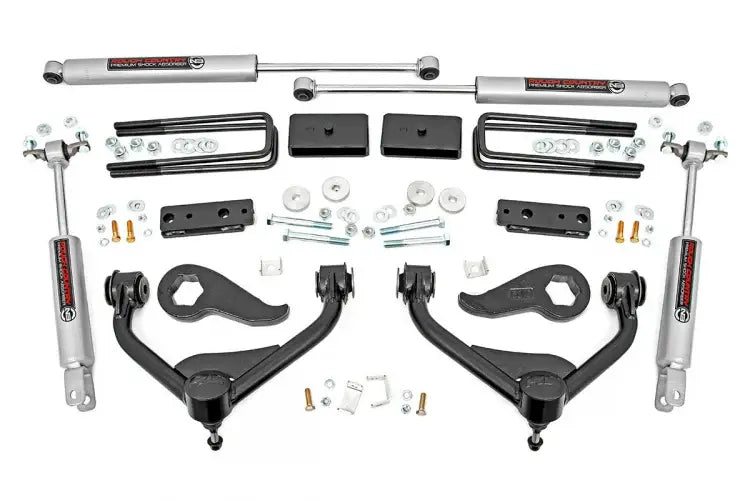 Load image into Gallery viewer, Rough Country | 2020-2023 GM 2500 HD 3 Inch Lift Kit - M1 Shocks