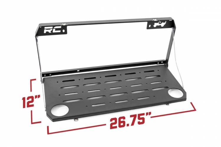 Load image into Gallery viewer, Rough Country | 2018-2023 Jeep Wrangler JL / Wrangler 4XE 4WD Tailgate Table
