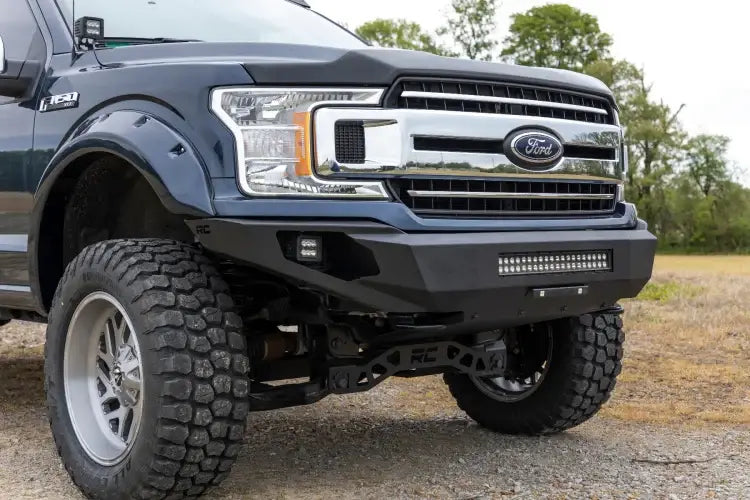 Load image into Gallery viewer, Rough Country | 2018-2020 Ford F150 High Clearance Front Bumper With integrated Skid Plate