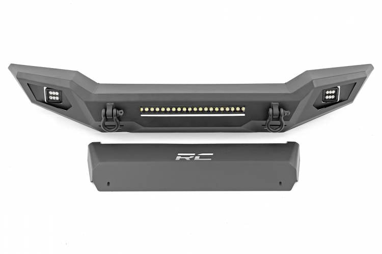 Load image into Gallery viewer, Rough Country | Jeep Gladiator JT / Wrangler JK / JL Front Bumper With integrated Skid Plate