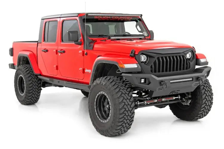 Load image into Gallery viewer, Rough Country | Jeep Gladiator JT / Wrangler JK / JL Front Bumper With integrated Skid Plate