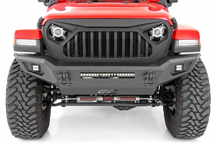 Load image into Gallery viewer, Rough Country | Jeep Gladiator JT / Wrangler JK / JL Front Bumper With integrated Skid Plate