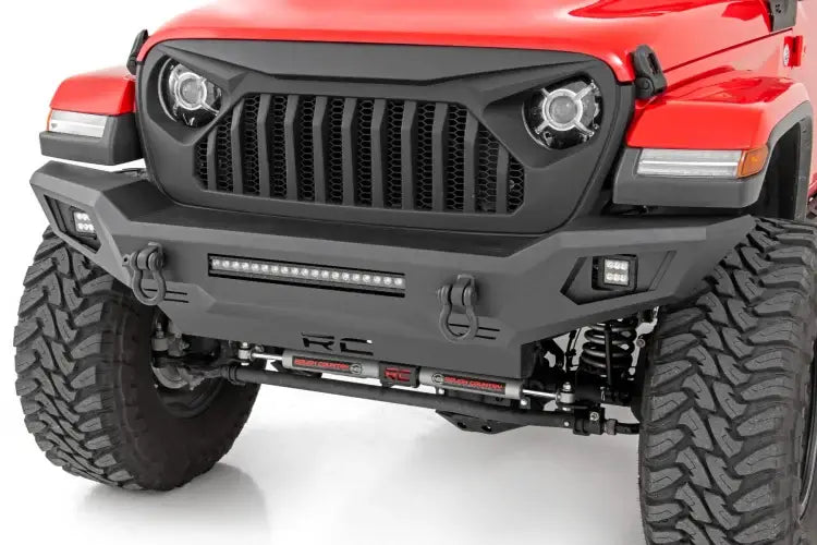 Load image into Gallery viewer, Rough Country | Jeep Gladiator JT / Wrangler JK / JL Front Bumper With integrated Skid Plate