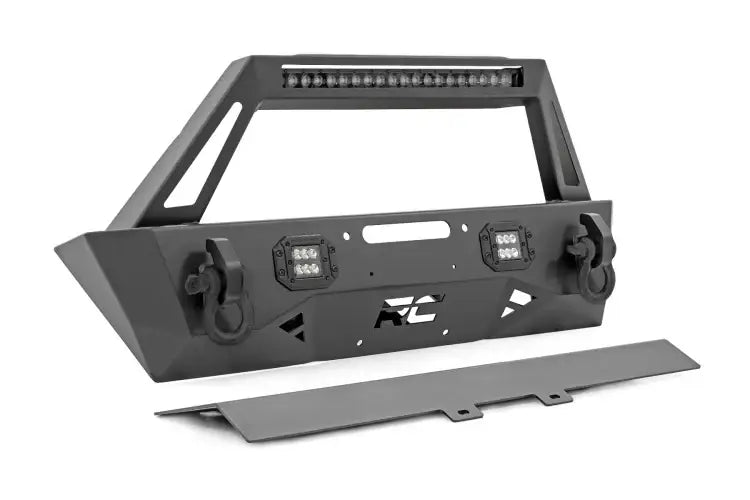 Load image into Gallery viewer, Rough Country | Jeep Gladiator JT / Wrangler JK / JL Stubby Trail Front Bumper