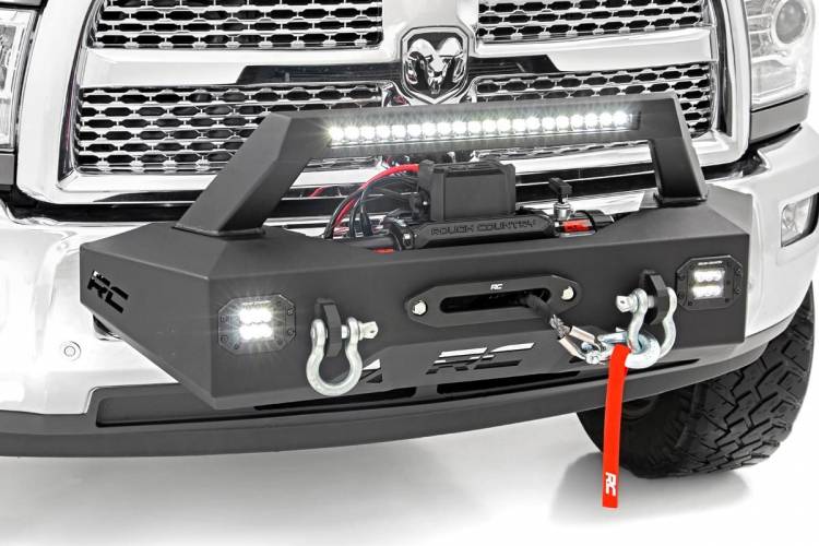 Load image into Gallery viewer, Rough Country | 2014-2018 Dodge Ram 2500 2WD / 4WD EXO WInch Mount Kit