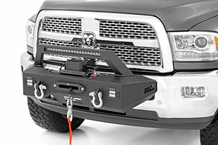 Load image into Gallery viewer, Rough Country | 2014-2018 Dodge Ram 2500 2WD / 4WD EXO WInch Mount Kit