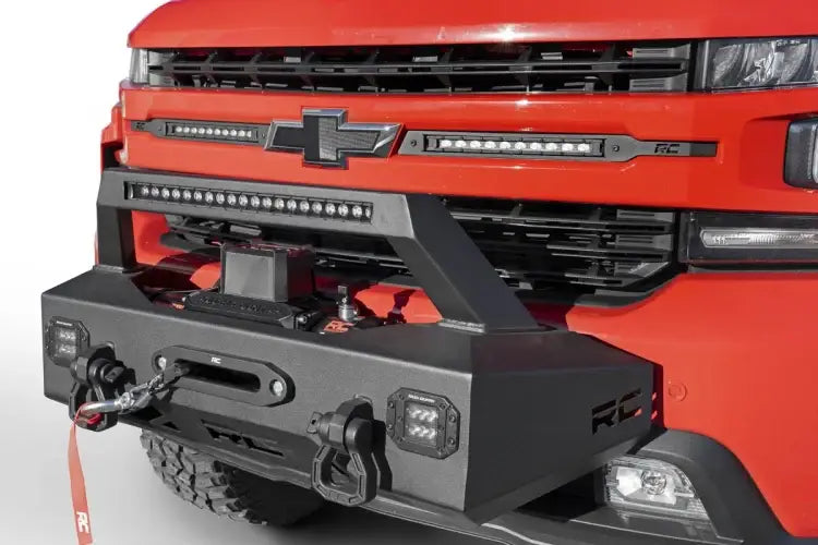 Load image into Gallery viewer, Rough Country | 2019-2022 Chevrolet Silverado 1500 2WD / 4WD EXO WInch Mount Kit