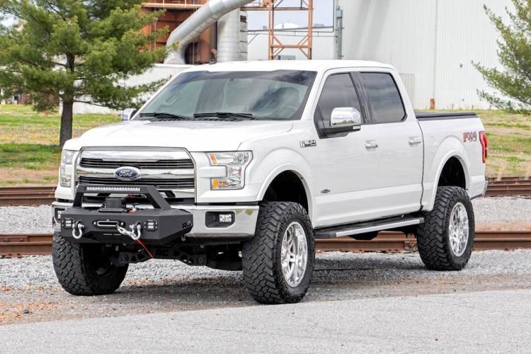 Load image into Gallery viewer, Rough Country | 2009-2025 Ford F150 2WD / 4WD EXO WInch Mount Kit