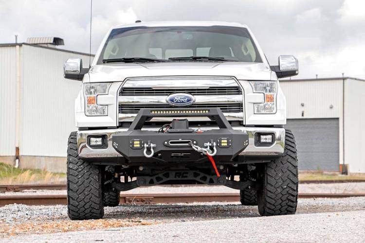 Load image into Gallery viewer, Rough Country | 2009-2025 Ford F150 2WD / 4WD EXO WInch Mount Kit