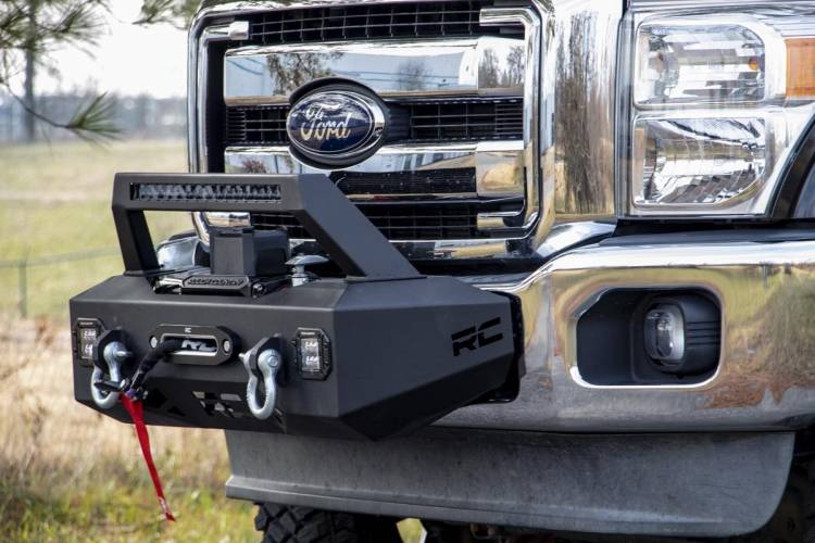 Load image into Gallery viewer, Rough Country | 2011-2016 Ford Super Duty 2WD / 4WD EXO WInch Mount Kit | 51006