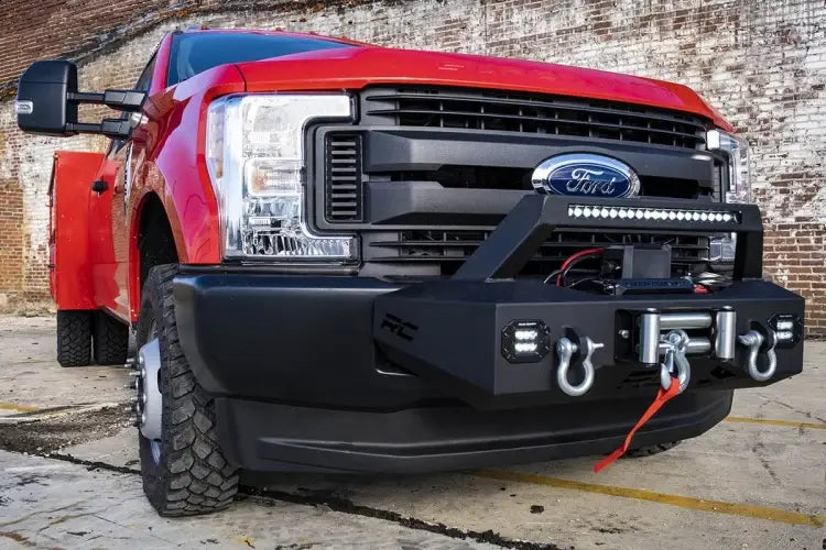Load image into Gallery viewer, Rough Country | 2017-2020 Ford Super Duty 2WD / 4WD EXO Winch Mount Kit