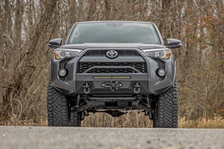 Load image into Gallery viewer, Rough Country | 2014-2024 Toyota 4Runner 2WD / 4WD Front Bumper With Black Lights