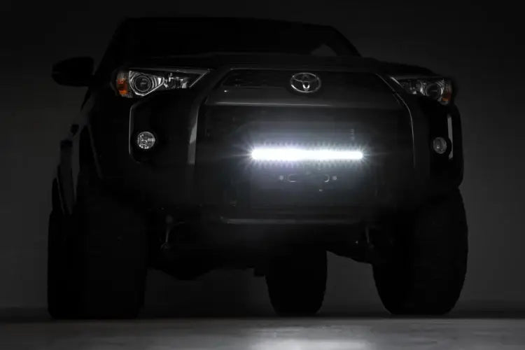 Load image into Gallery viewer, Rough Country | 2014-2024 Toyota 4Runner 2WD / 4WD Front Bumper With Black Lights