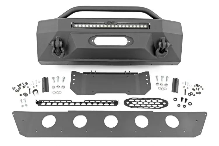 Load image into Gallery viewer, Rough Country | 2014-2024 Toyota 4Runner 2WD / 4WD Front Bumper With Black Lights