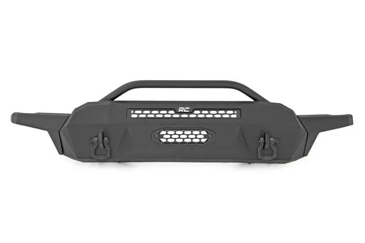 Load image into Gallery viewer, Rough Country | 2016-2023 Toyota Tacoma Front Hybrid High Clearance Bumper - Black Lights - Winch Mount Only