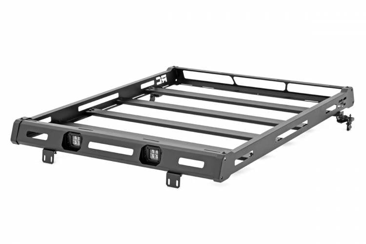 Load image into Gallery viewer, Rough Country | 2018-2023 Jeep Wrangler JL 4WD Roof Rack Without LED Lights | 10612