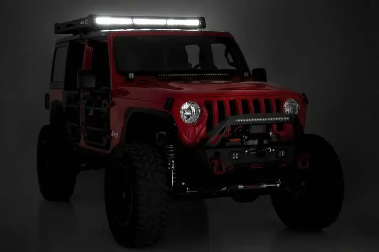 Load image into Gallery viewer, Rough Country | 2018-2023 Jeep Wrangler JL 4WD Roof Rack Without LED Lights | 10612