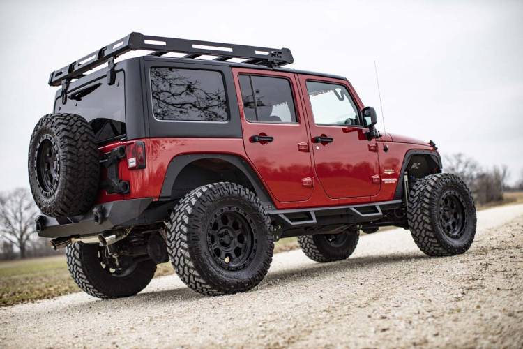 Load image into Gallery viewer, Rough Country | 2007-2018 Jeep Wrangler JK 4WD Roof Rack Without LED Lights | 10605