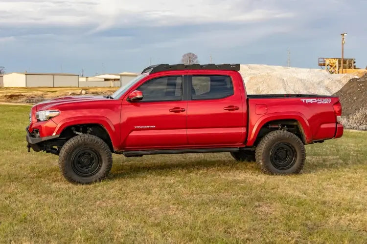 Load image into Gallery viewer, Rough Country | 2005-2023 Toyota Tacoma 2WD / 4WD Roof Rack With LED Lights | 73107