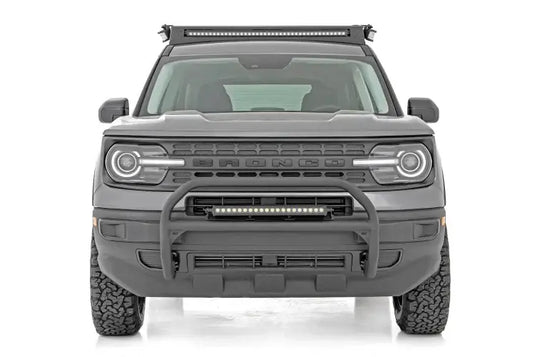 Rough Country | 2021-2023 Ford Bronco Sport 4WD Nudge Bar - 4 Inch Rough LED Lights